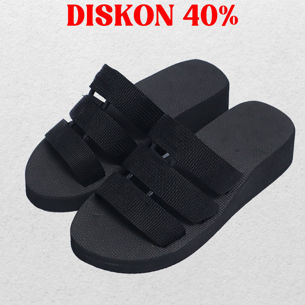 Sandal Wedges Selop Wanita kekinian terbaru model LISA