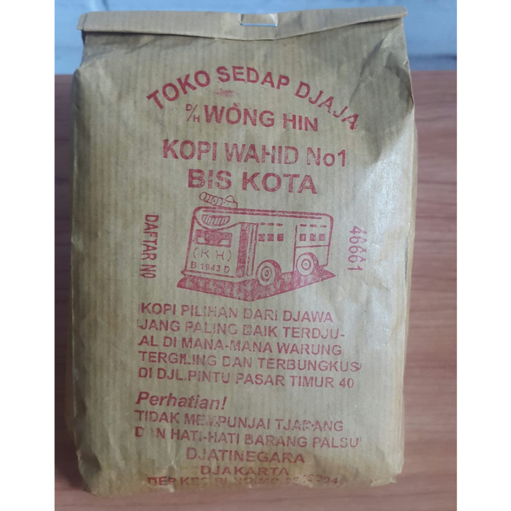 

Kopi Cap Bis Kota (ROBUSTA) 250 Gr - Bubuk Halus