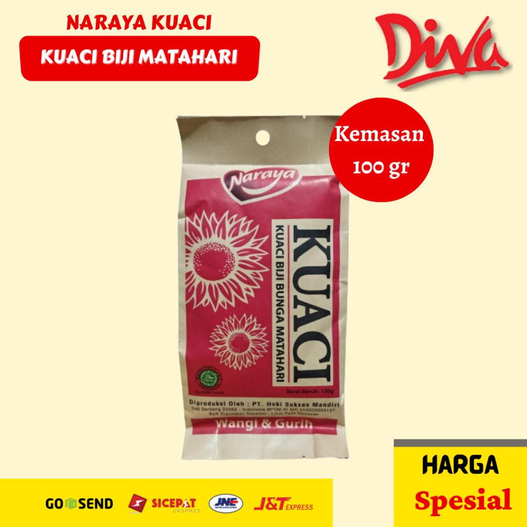 

[100gr] Kuaci Biji Matahari | Naraya Kwaci | Biji Bunga Matahari kuwaci