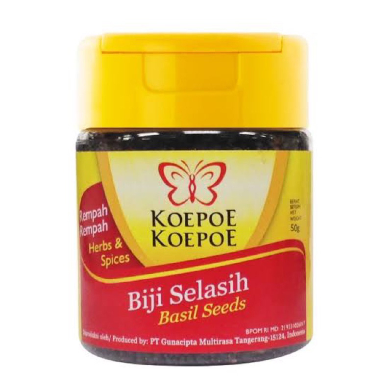 

Koepoe Biji Selasih 50gr