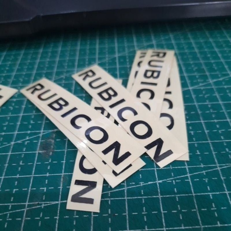 Stiker RC Jeep Rubicon Cutting by Nizam Id Ombete