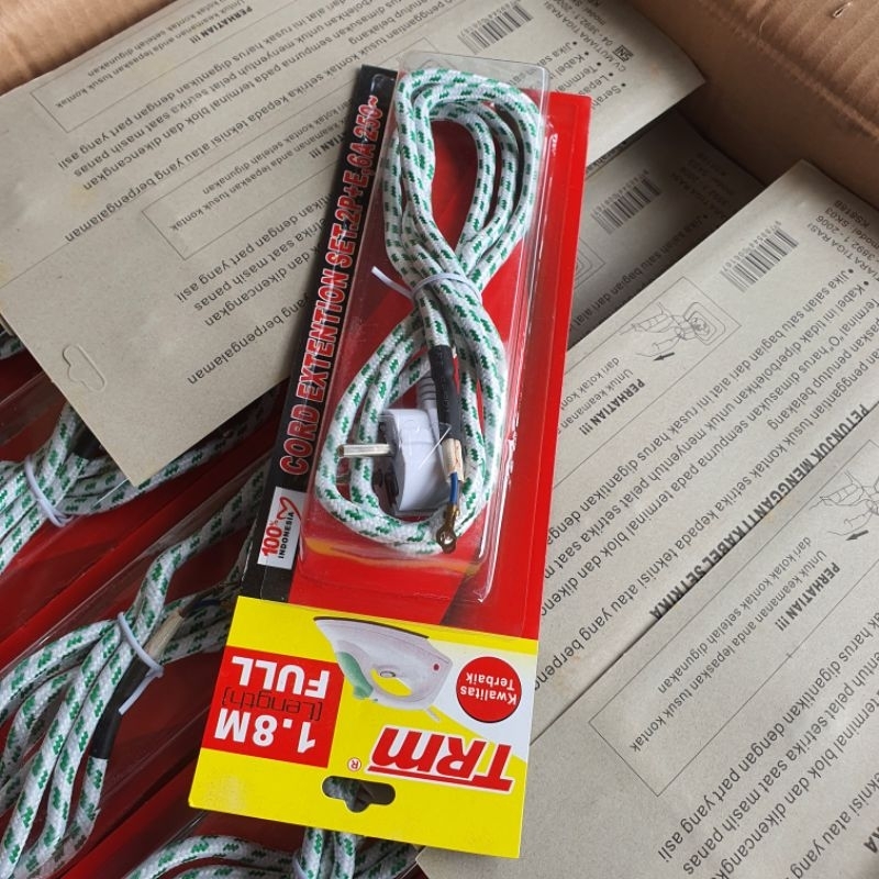 KABEL SETRIKA STRIKA TRM 1.8M KEPALA ARDE TYPE KS-818B