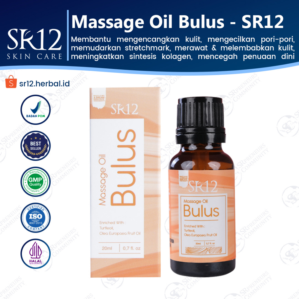 MINYAK BULUS ORIGINAL SR12 WANGI MELATI / AMPUH PENGHILANG GATAL, EKSIM, PANU / BULUS OIL MINYAK TREATMENT WAJAH / MIBUL SR 12 OBAT GATAL &amp; OBAT JAMUR / BPOM WANGI &amp; TIDAK BAU AMIS  / SR12 MASSAGE OIL
