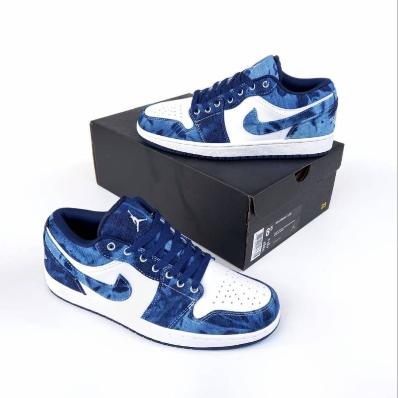 Air Jordan 1 Low Washed Denim Blue