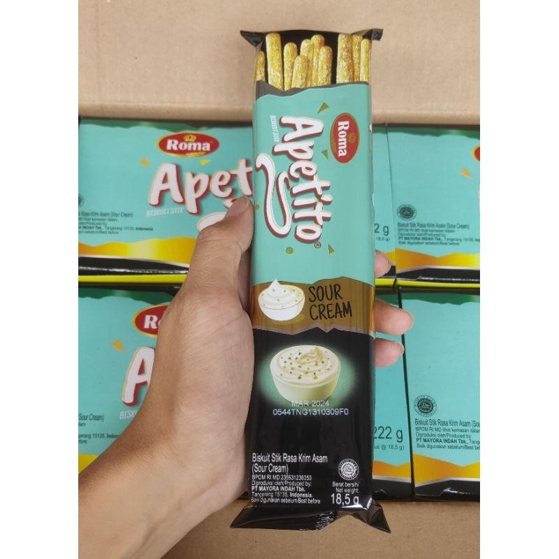 

agen distributor snack wafer biskuit stik roma apetito sour cream murah