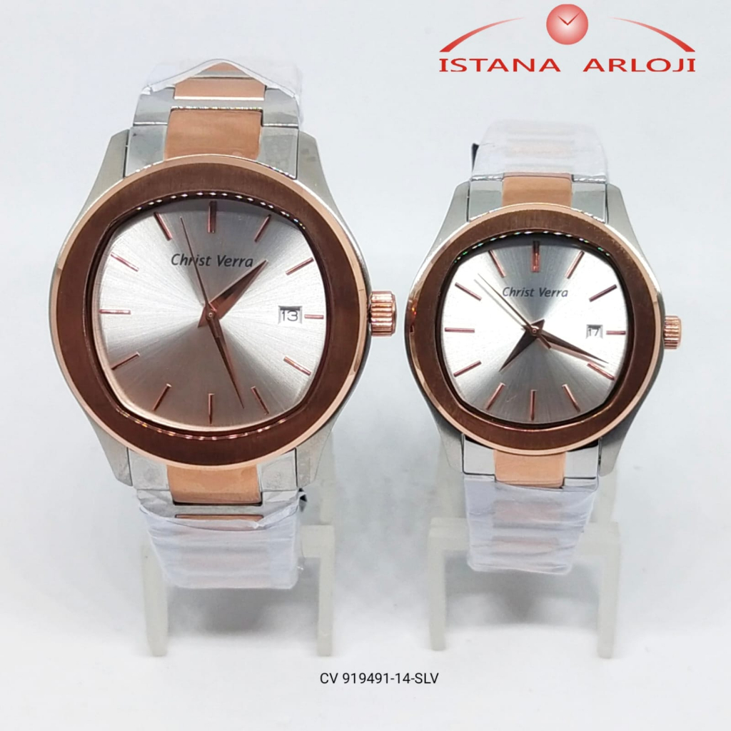 Jam Tangan Original Couple Christ Verra CV-919491