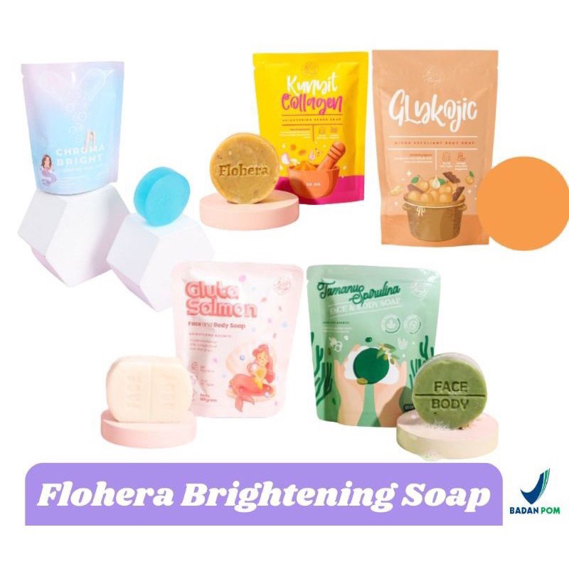 READY SIAP KIRIM CHROMA BRIGHT Flohera ✨ Brightening Body Soap