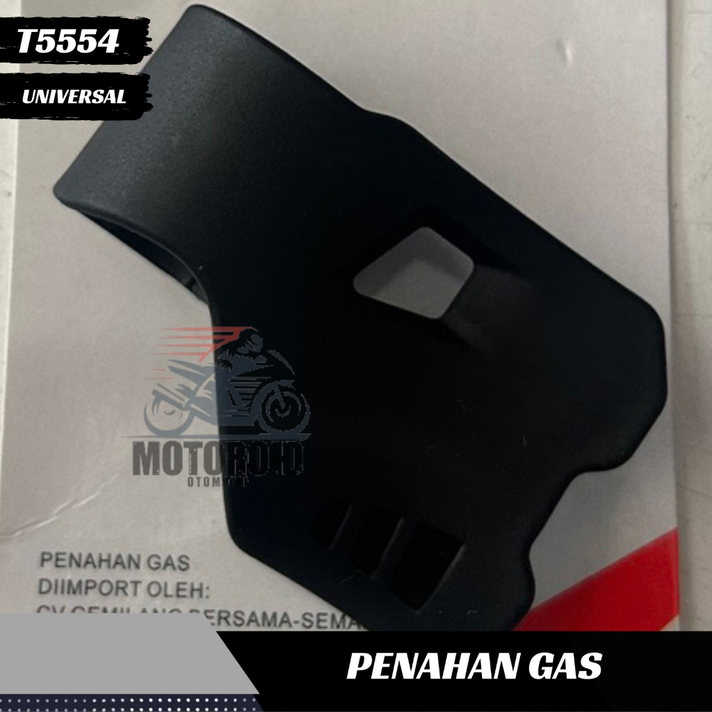 Penahan Handle Plastic Black Gas Motor Blacklist Universal