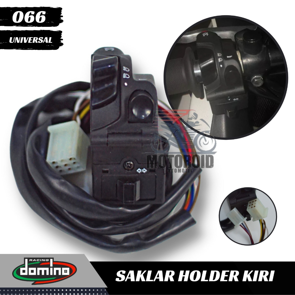 SAKLAR DOMINO NEW SERIES 2021 UNIVERSAL SEMUA MOTOR HOLDER KIRI DIMMER SEN