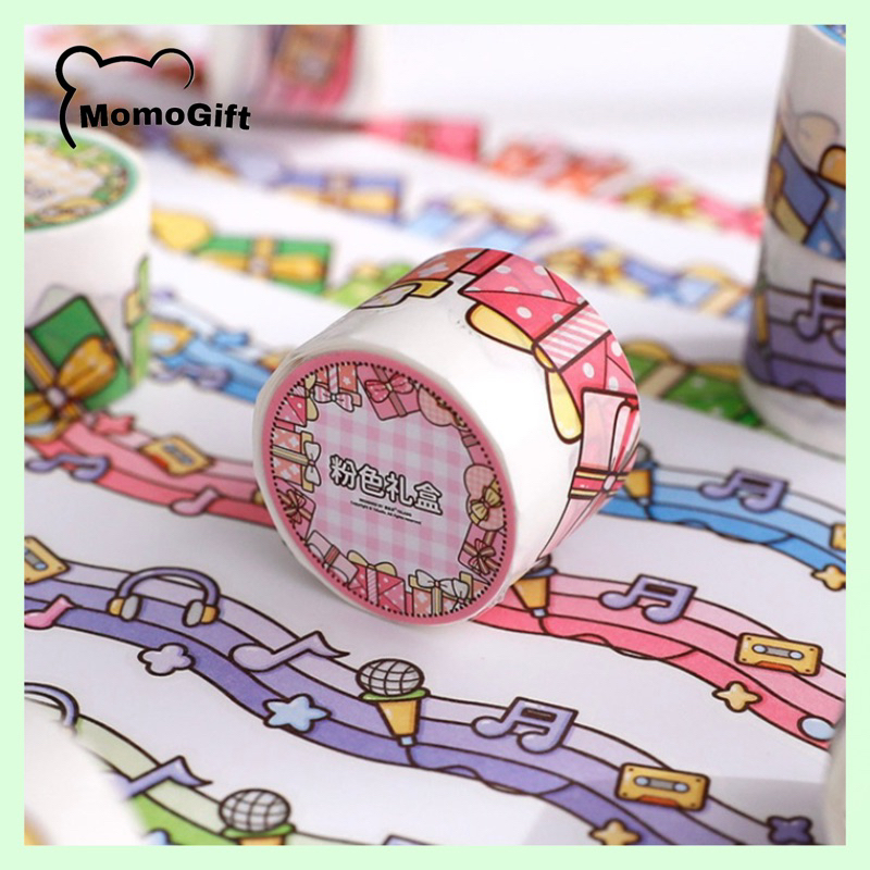 

Washi Tape Masking Tape Dekor Buku Stiker Frame Buat Jurnal Motif Note Dan Hadiah Lucu TLD104