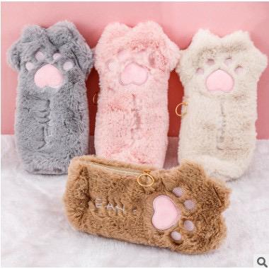 Tempat Pensil Plush Bulu Lucu