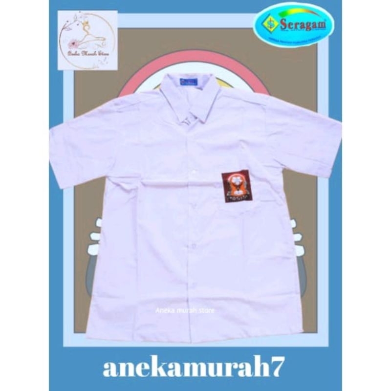 Baju Sekolah SMA Lengan Pendek Merek Seragam Dan Winda Seragam Ukuran 14 Sampai 20