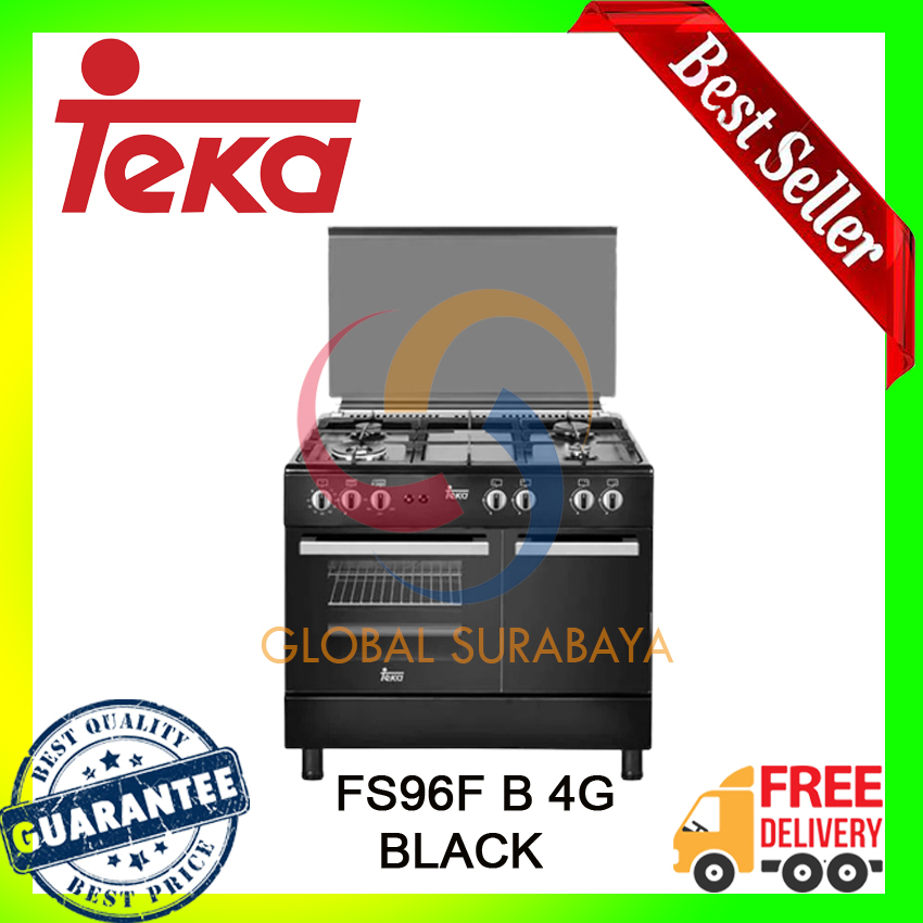 TEKA Freestanding FS96F B 4G BLACK - GARANSI RESMI