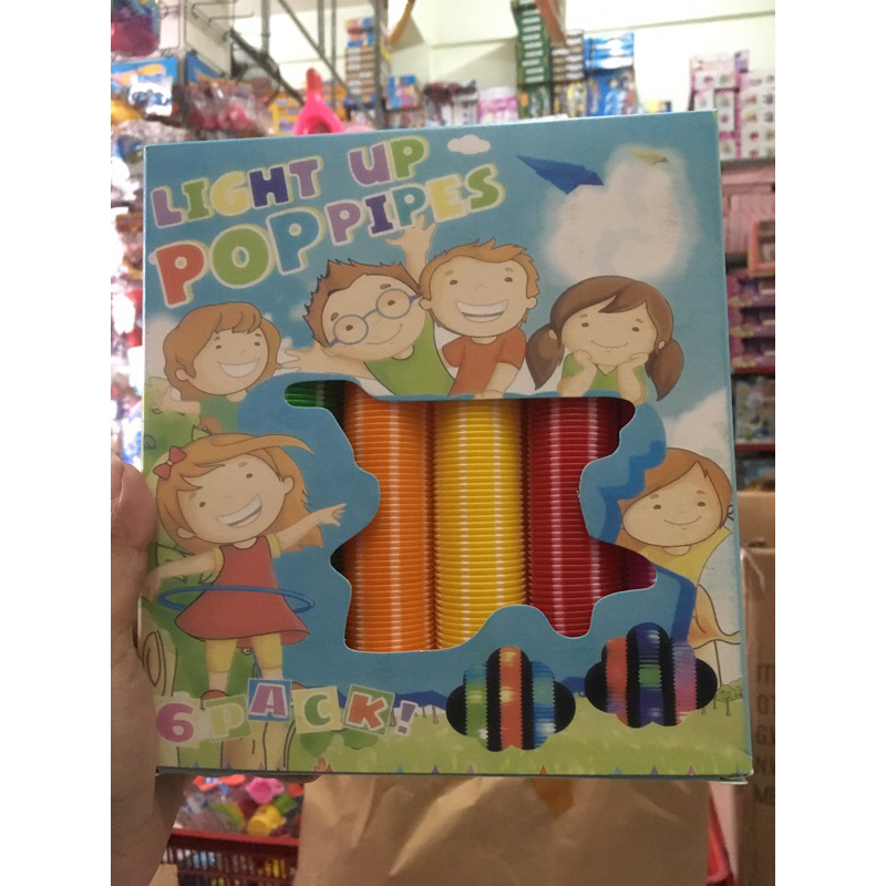 MAINAN ANAK POP LIGHT/MAINAN ANAK PIPA LAMPU