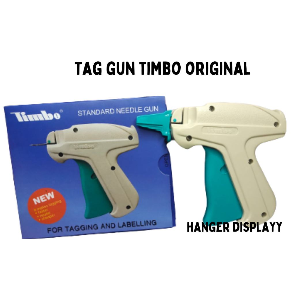 Tagging Gun Timbo Original / Tag Gun/ Tag Pin/ Tembakan Top pin Label Harga Sepatu / Tag Laundry