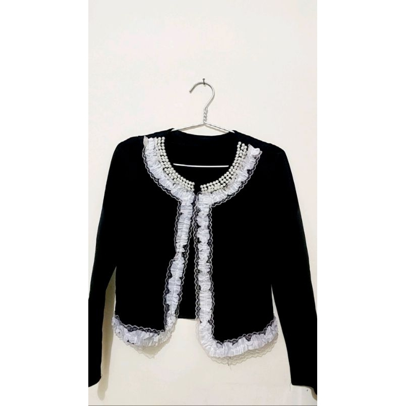 Outer Jaket Cardigan Blazer Renda