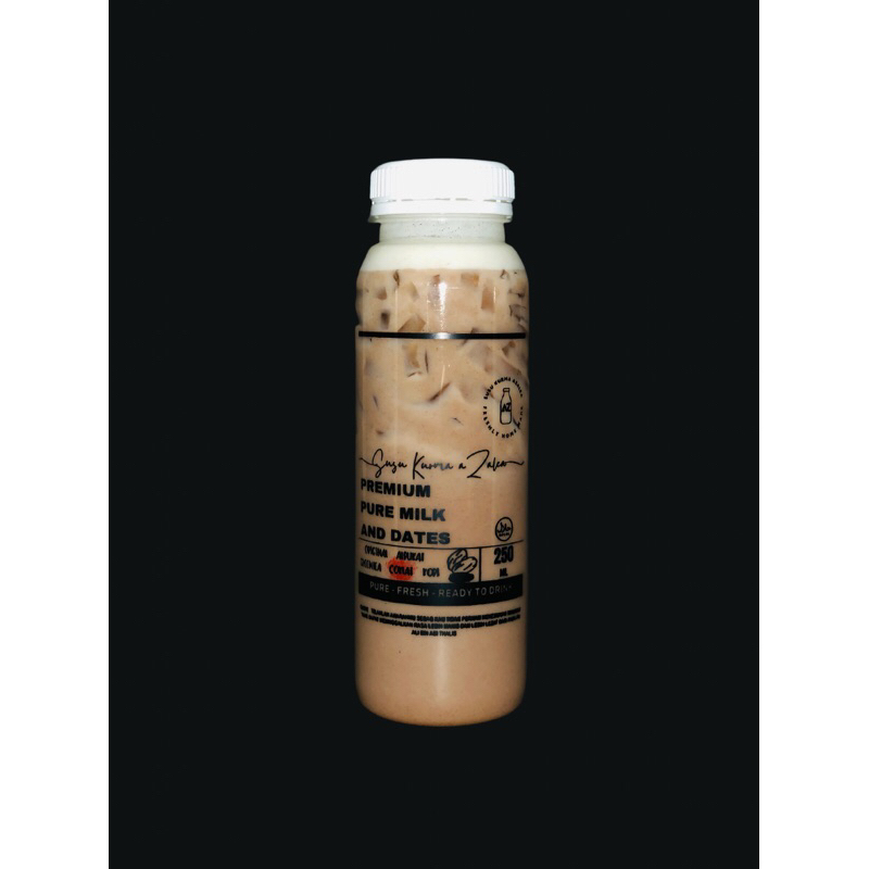 

susu kurma minuman kekinian dan ASI booster 250ml varian coklat