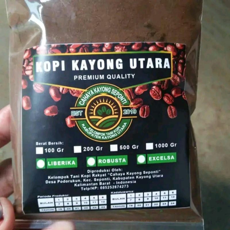 

100GR BUBUK KOPI LIBERIKA KHAS KAYONG UTARA (CAHAYA KAYONG SEPONTI)