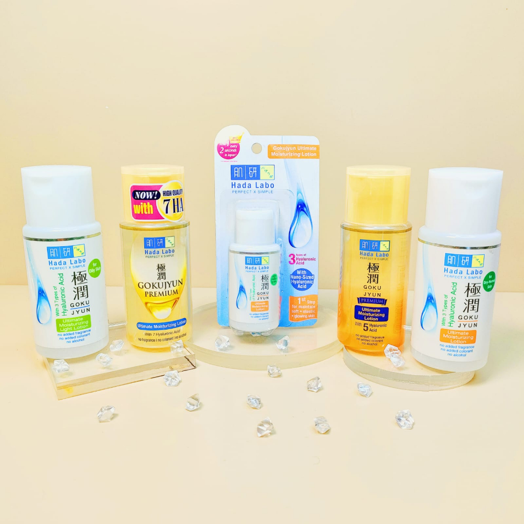 Hada Labo Gokujyun Ultimate Moisturizing / Light Lotion For Oily Skin For Dry Skin / Lotion Premium NEW PACK