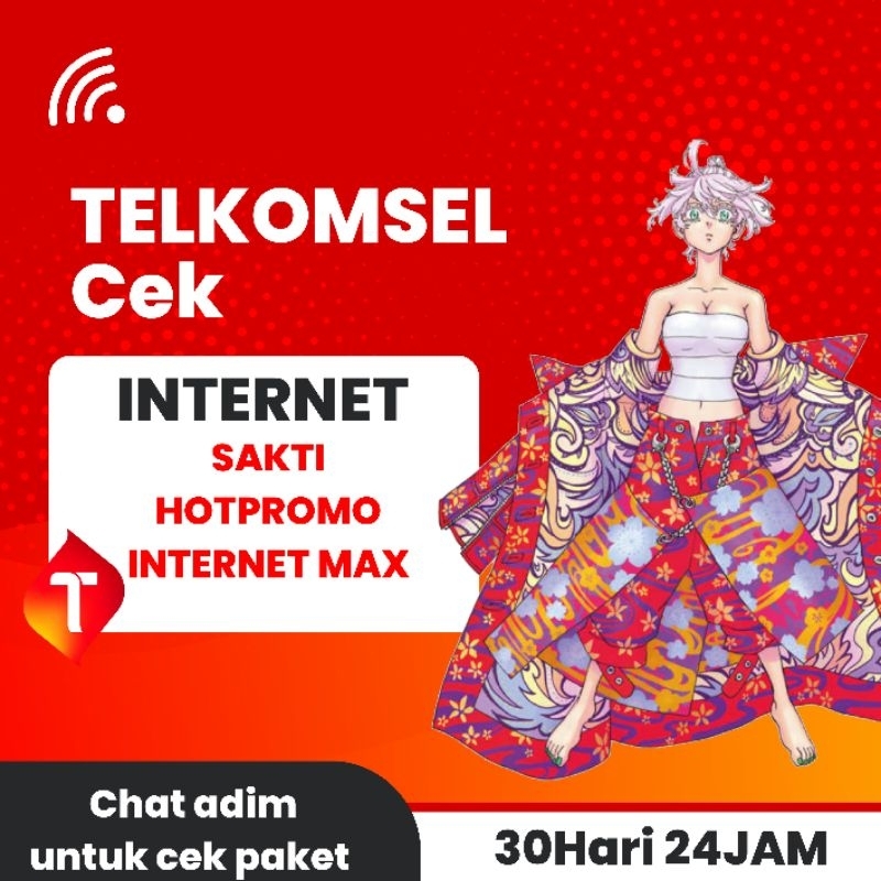 peket data Telkomsel 24jam 30hari data tsel