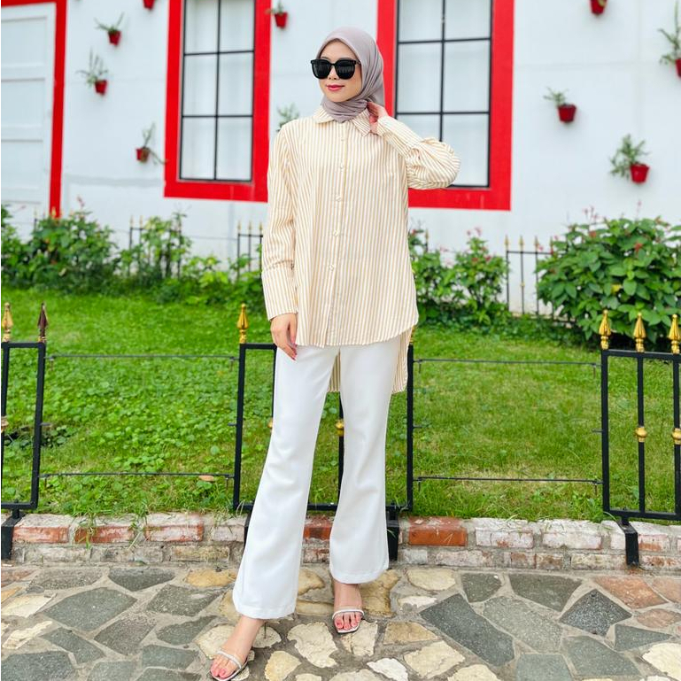 Radwah - Shabir Top Stripe - Atasan Wanita