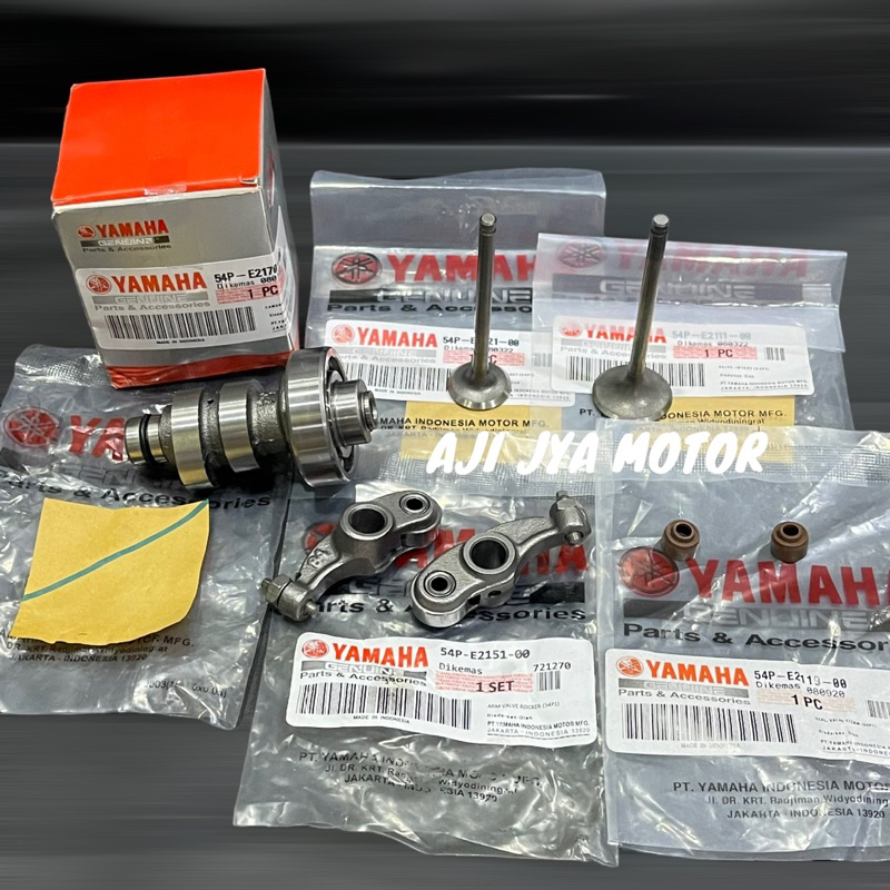 Paket Noken As+Klep+Platuk Klep+Seal klep Mio j,Mio Gt,Vega Force1,Jupiter Z1,Soul Gt 115cc,Fino Fi 