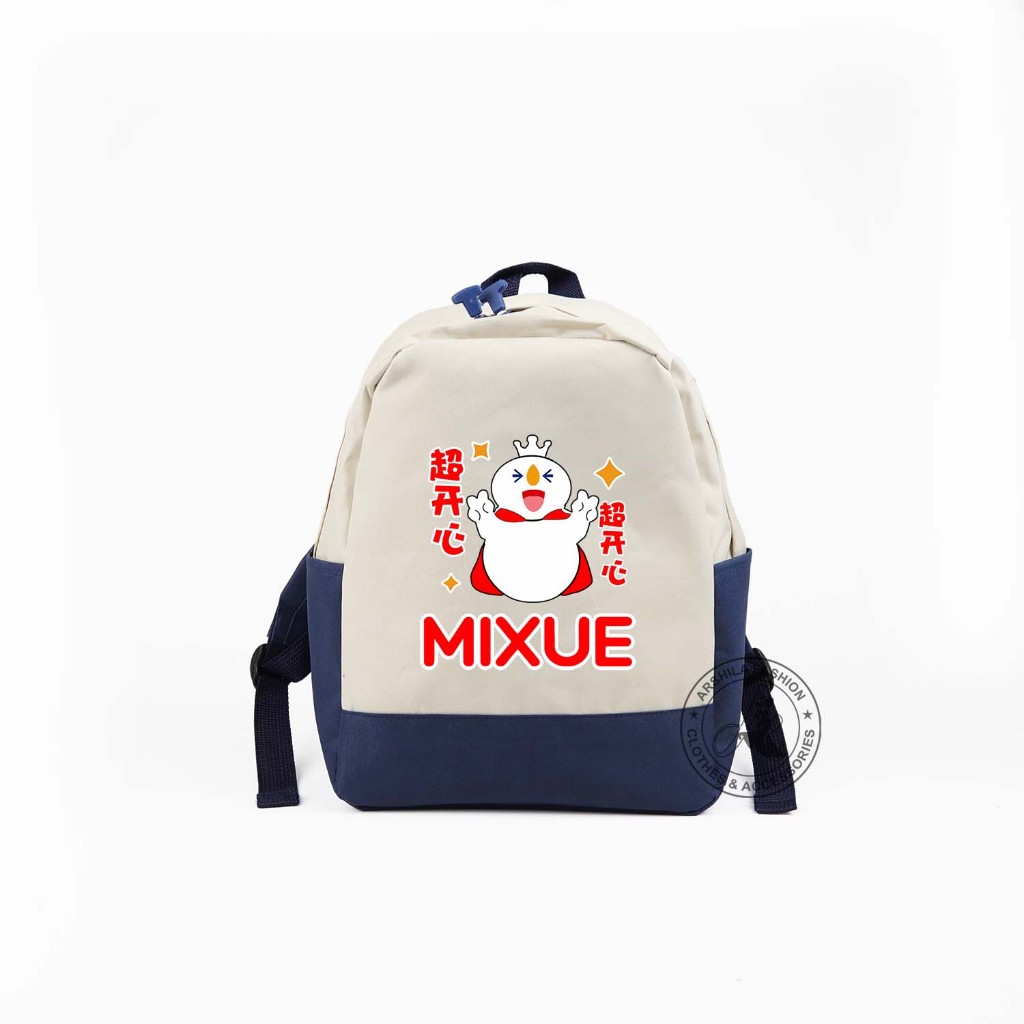 Tas Anak Laki-laki dan Perempuan Ransel Motif Mixue TK Dan SD TASMIX05