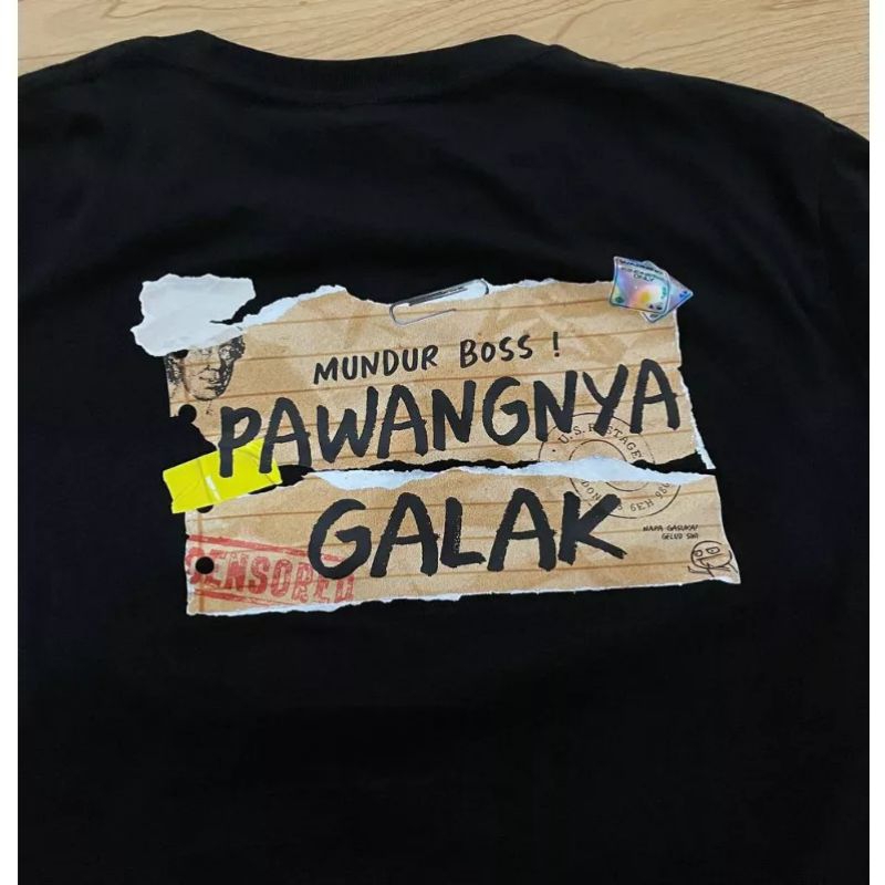 T-shirt DISTRO "MUDUR BOSS PAWANGNYA GALAK "/ KAOS PRIA DAN WANITA