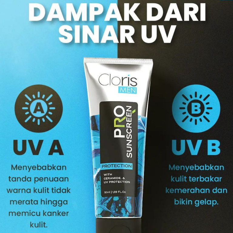 Clorismen PRO SUNSCREEN PROTECTION Menjaga Kulit Dari Paparan Sinar UV Sinar Matahari – Sunscreen Khusus Pria