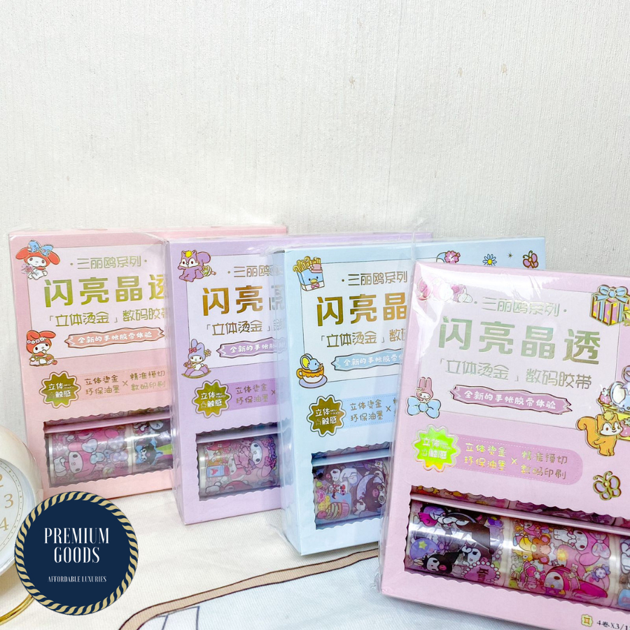 

Solatip Full Sticker SANRIO CHF 12 Roll + Box Selotip Mini Refill Decotape box Qualified product Bisa Cod