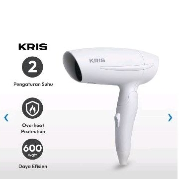 TRAVEL HAIR DRYER/ PENGERING RAMBUT KRIS