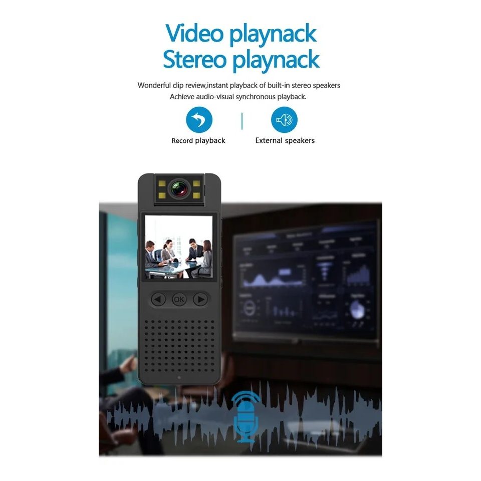 NA - Kamera Pocket Wifi 180 degree HD Night Vision Layar 1,4in Mini CS-06