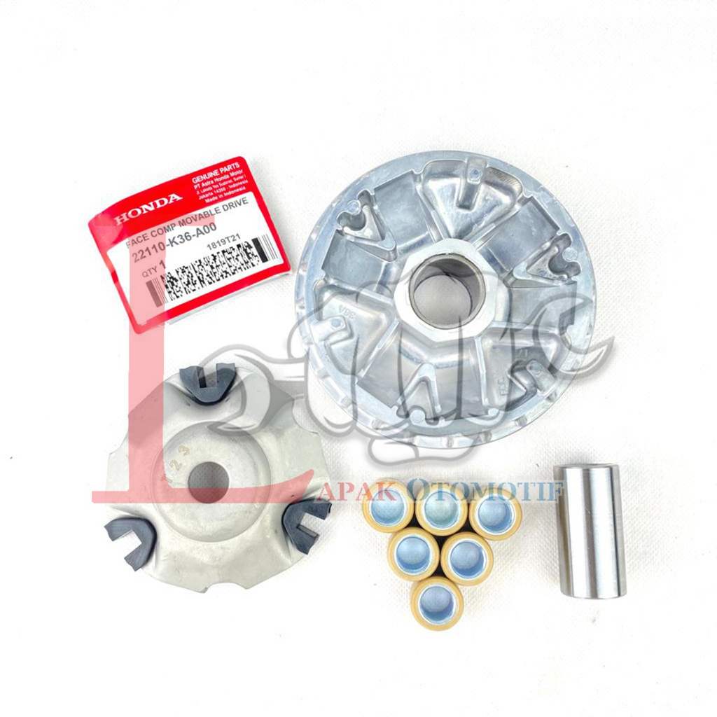 -LOI- RUMAH ROLLER ASSY SET VARIO 125 ESP &amp; VARIO 150 ESP K36