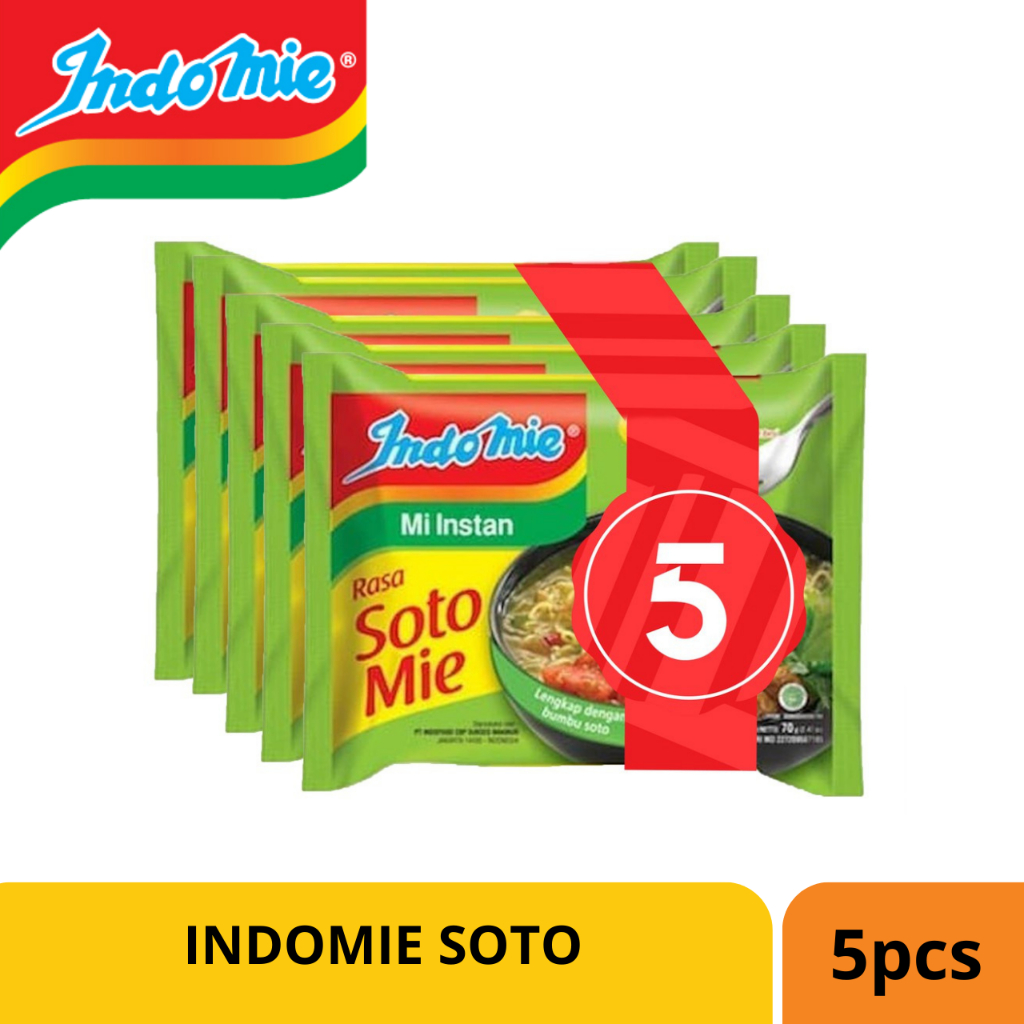 

Indomie Soto/ ayam bawang/ kari/ ayam special 5pcs
