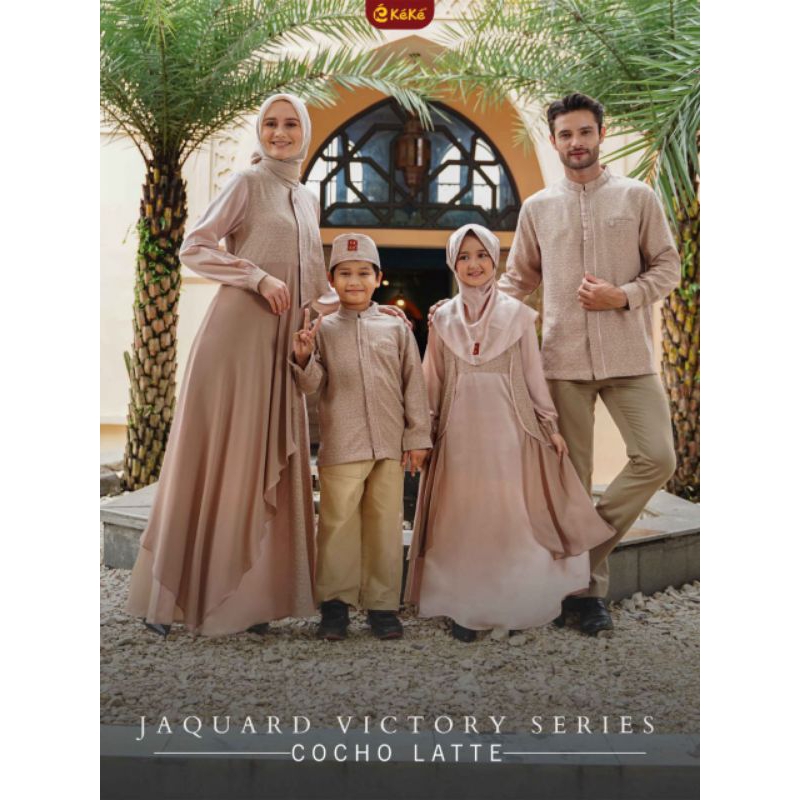 SARIMBIT JAQUARD VICTORY SERIES CHOCO LATTE BY KEKE