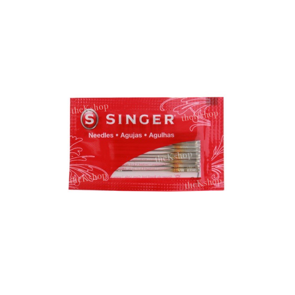 Jarum Singer Emas ANTI LONCAT Mesin Portable / Untuk Jahit Kaos dan Bahan Melar / Singer Golden Tip Jarum mesin hitak klasik tradisional jadul 10pcs original