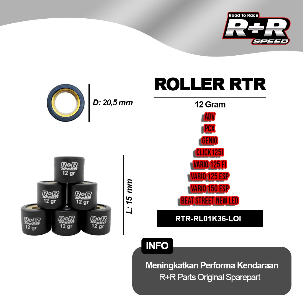 -LOI- PAKET RUMAH ROLLER SET VANBELT PCX 150, PCX 160 &amp; KIPAS ROLLER PCX 150, PCX 160