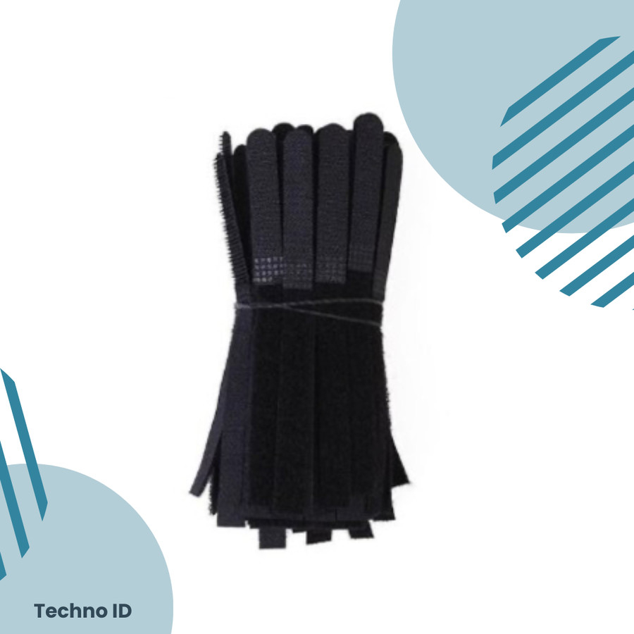 Velcro Strap Kabel Ties Pengikat Kabel Velcro Penjepit Kabel Organizer