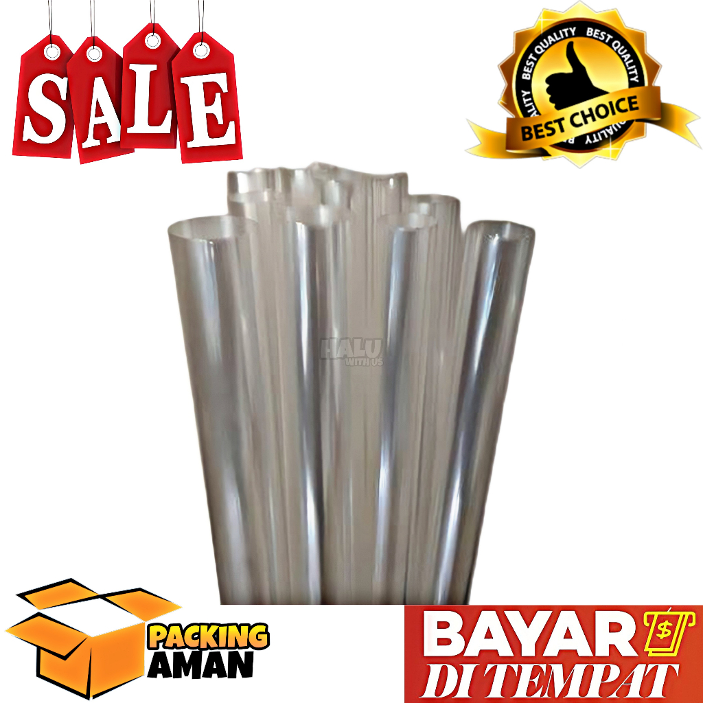 

(BISA COD) PROMO 10 Pcs Plastik Parcel Polos / Plasti Parcel Bening 90 x 100 cm MURAH