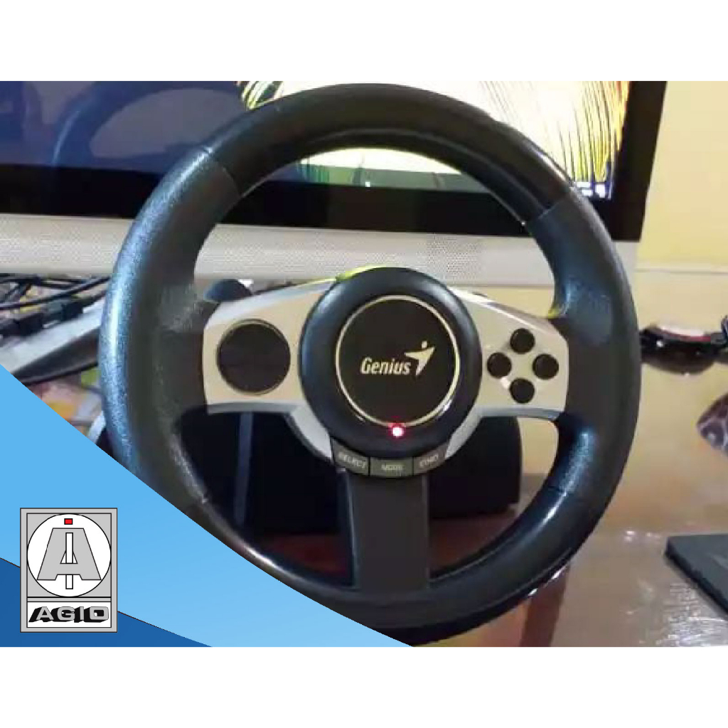 Setir Pedal Game Balapan PC PS3 Genius Murah (steering wheel)