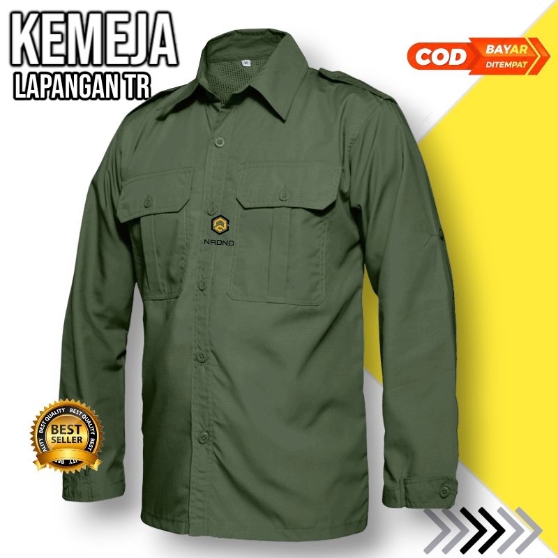 kemeja Lapangan kerja BEST SELLER/Kemeja Tactical Tangan Panjang/Outdoor/PDL bahan ripstok Kemeja PDL Pria Panjang Formal / Kemeja Adventure/ripstop excellent