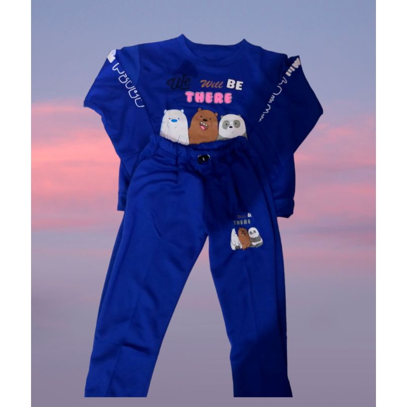 Setelan Kaos Boneka Pria Wanita