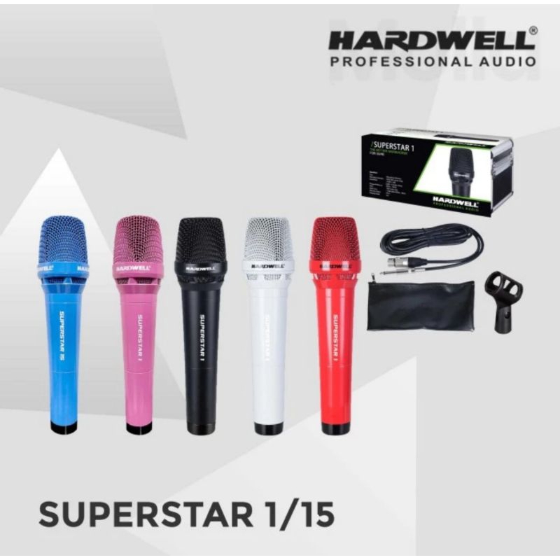 Microphone Kabel Hardwell SUPERSTAR 1 Mikrogon Terbaik Original