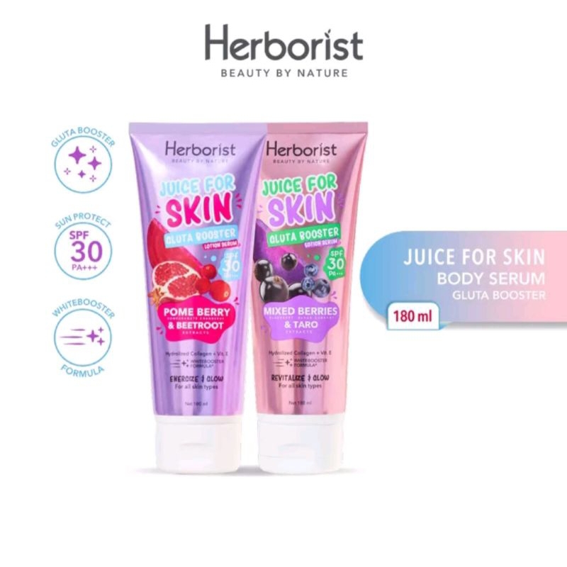 NEW HERBORIST BODY LOTION GLUTA BOOSTER 180ML ORIGINAL