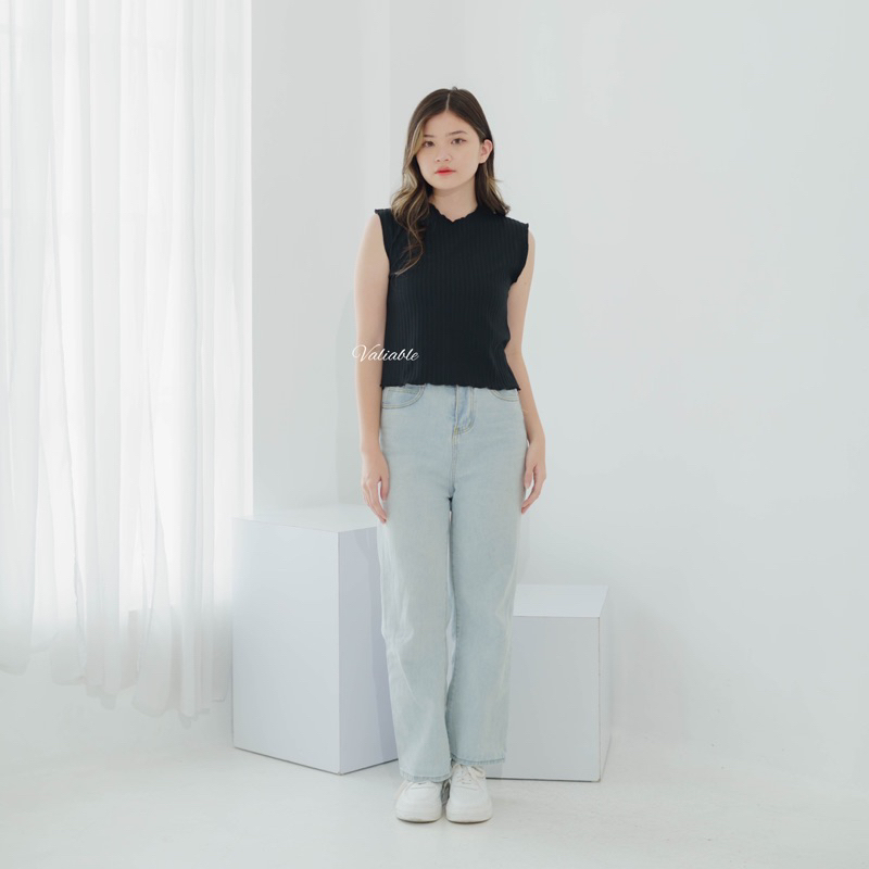 Minji Basic Top Knit Valiable