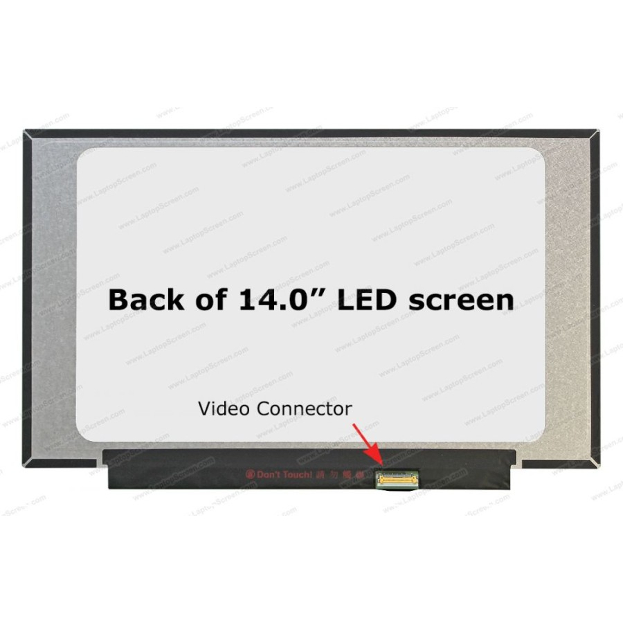 LCD LED 14.0 Slim 30 pin Full HD No Bracket NV140FHM-N3B B140HAN04.0