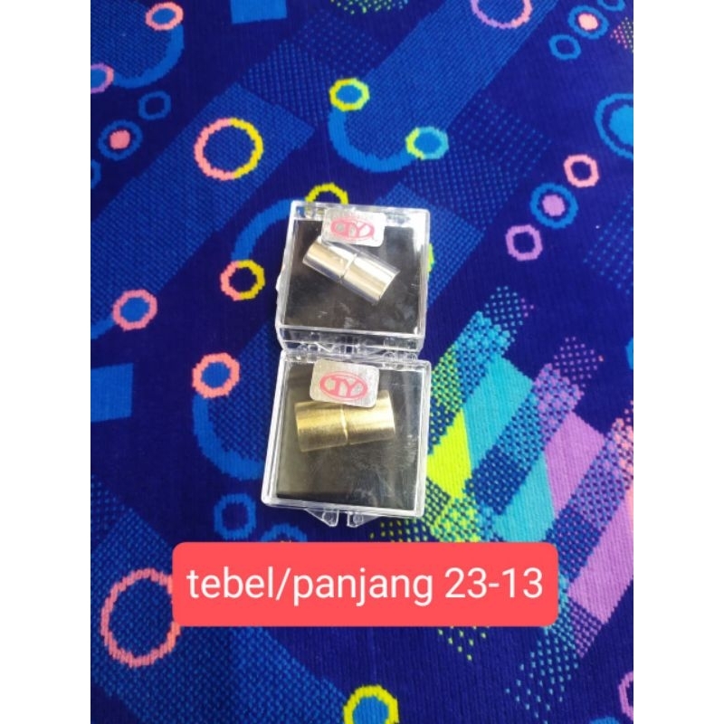 magnet JY kopsu / silver /gold 2,3 x 13