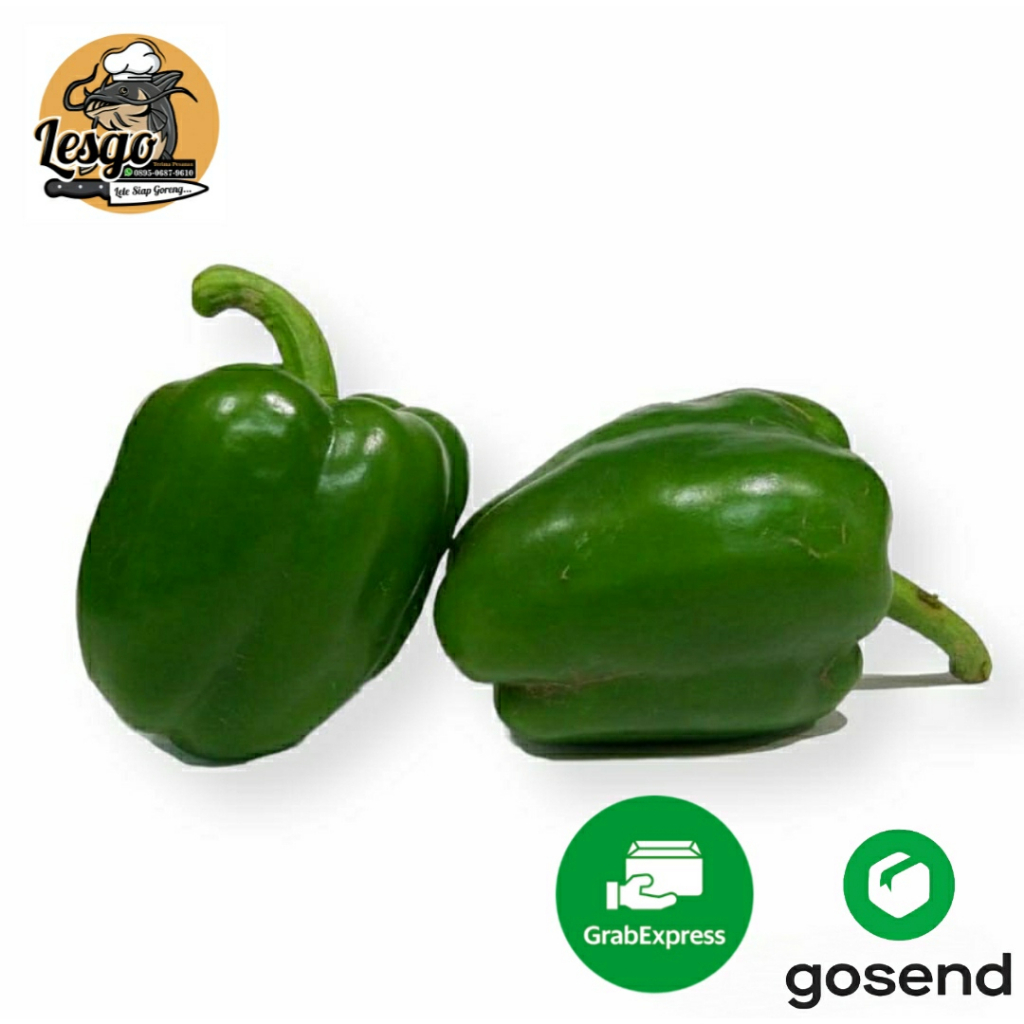 

Paprika Hijau - [250gr] Sayuran Segar Lesgo99