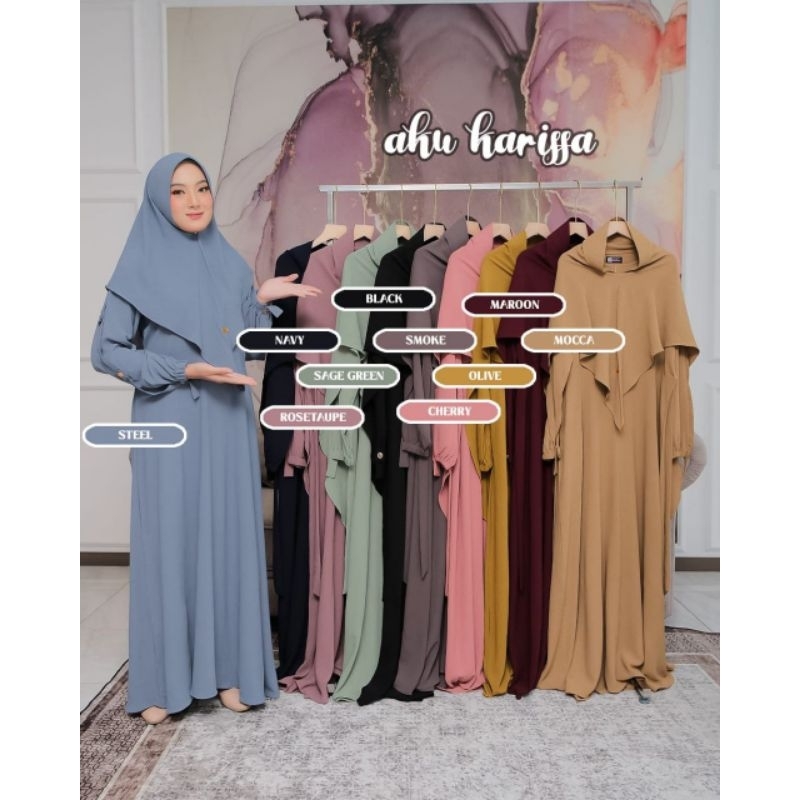QISTY SET HIJAB SYAR'I BY AKU KARISSA