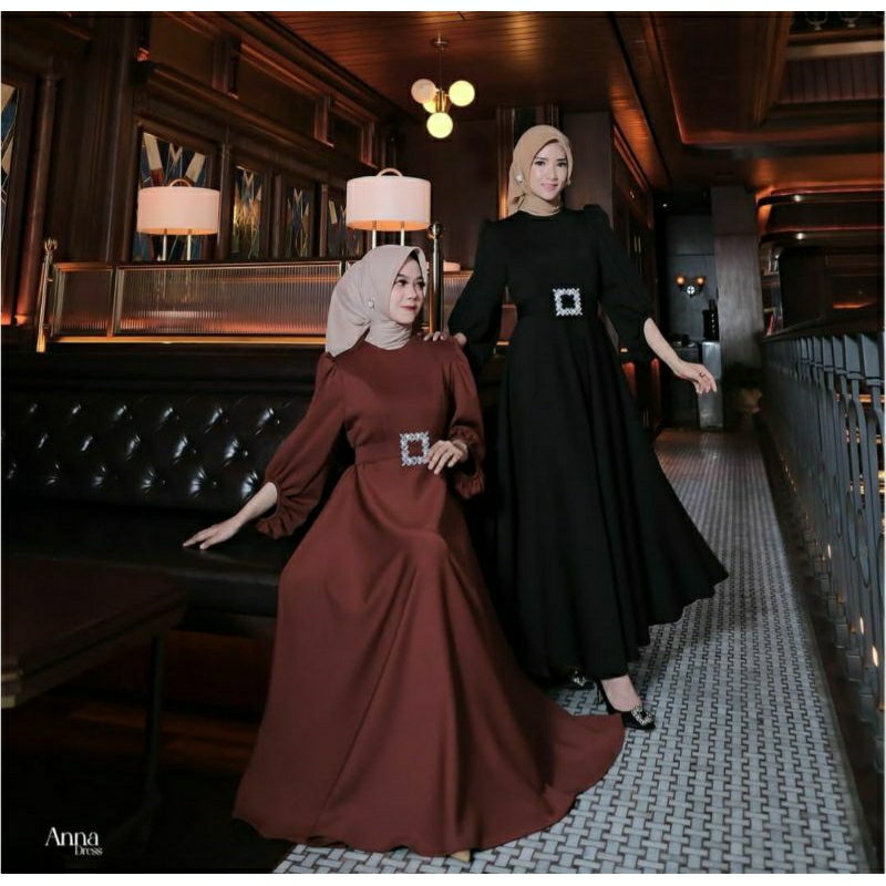 Anna Dress/Dress perempuan best seller/Dress terbaru/Dress fashion terbaru/Dress terbaru/Dress fashi